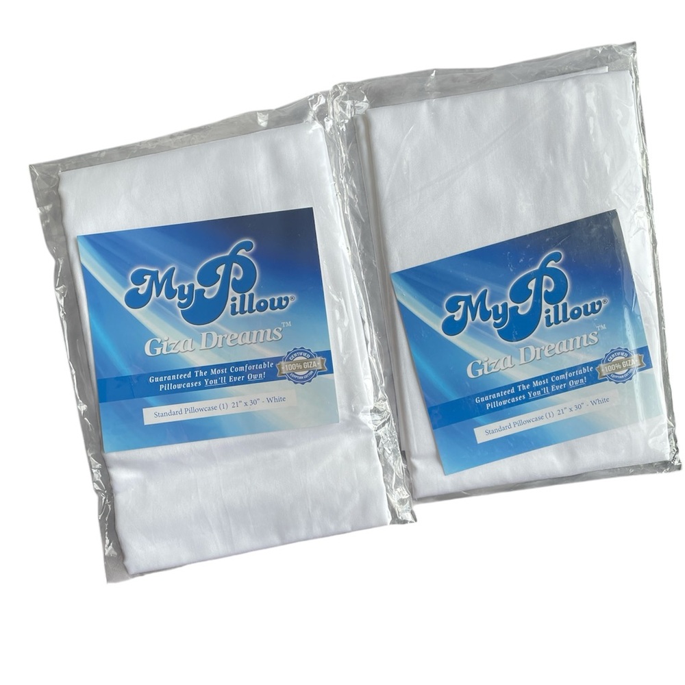 My Pillow Giza Dreams White Pillowcases